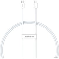 Кабель Baseus Superior Series 2 Fast Charging Data Cable 100W USB Type-C - USB Type-C (1 м, белый)