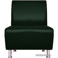 Интерьерное кресло Brioli Руди (экокожа, L15 зеленый)