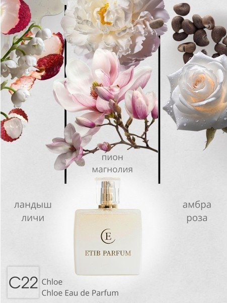 

Туалетная вода ETIB Parfum аналоговый парфюм Chloe Chloe Eau de Parfum C22 EdP (15 мл)