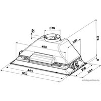 Кухонная вытяжка Zanussi ZHG 513 G