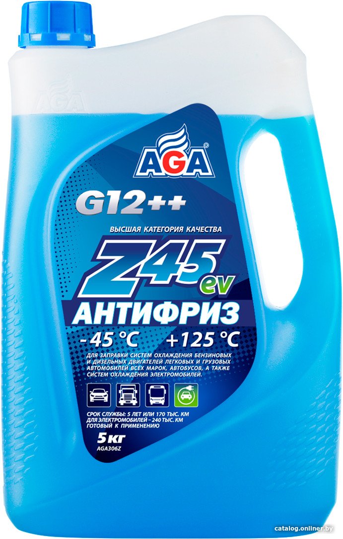 Антифриз AGA Z45EV AGA306Z 5кг