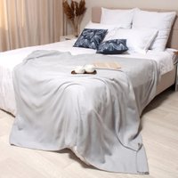 Плед Casa Conforte London Basic 130x165 6155335 (светло-серый)