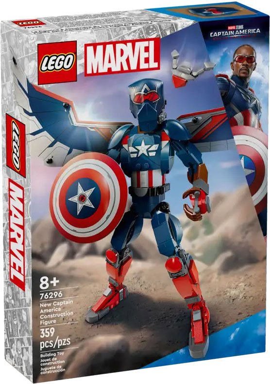

Конструктор LEGO Marvel 76296 Фигурка нового Капитана Америки