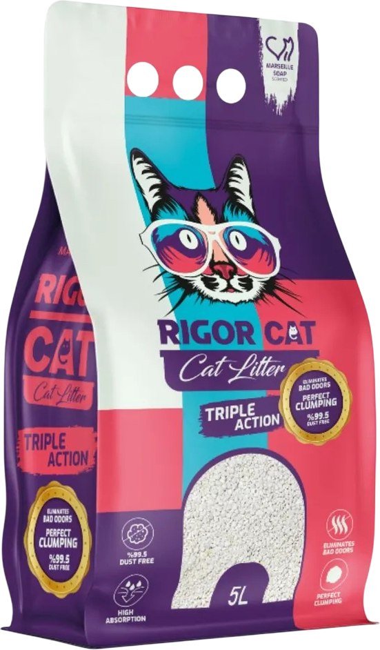

Наполнитель для туалета Rigor Cat Марсельское мыло (5л)