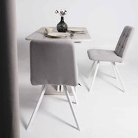 Стул Мамадома Rommy (b20 Silver Lux/белый)