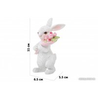 Статуэтка Elan Gallery Кролик с букетом 210137