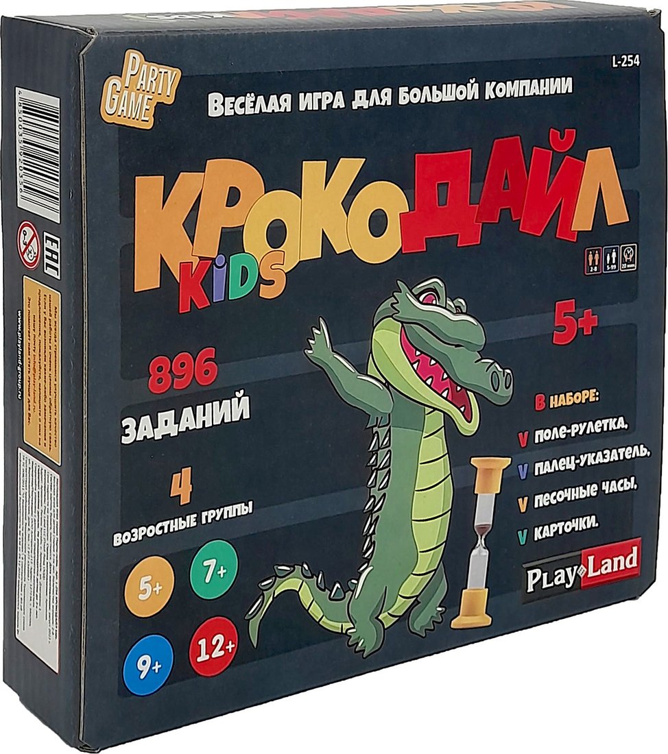 

Настольная игра Play Land Крокодайл Kids L-254