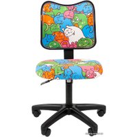 Компьютерное кресло CHAIRMAN Kids 102 (черный/котики)