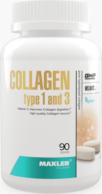 

БАД Maxler Collagen Type 1 and 3 (90 таблеток)