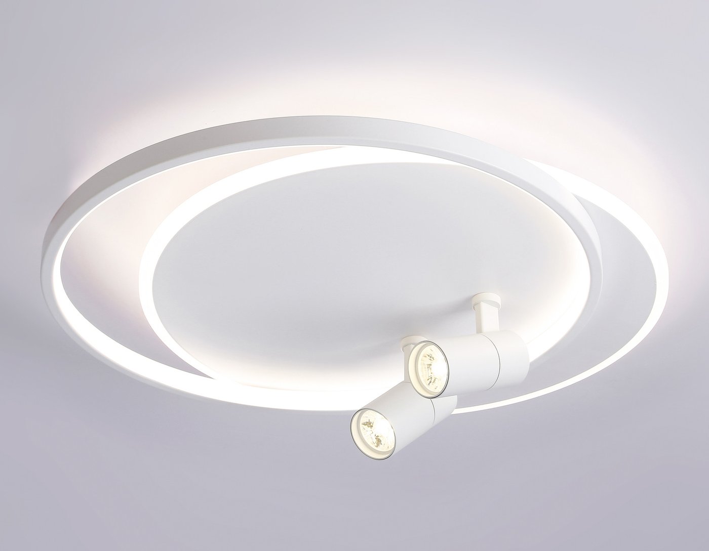 

Припотолочная люстра Ambrella light FL51391/1+2 WH