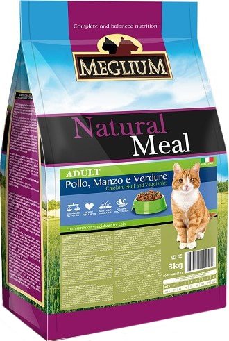 

Сухой корм для кошек Meglium Cat Adult Beef & Chicken & Vegetables 3 кг