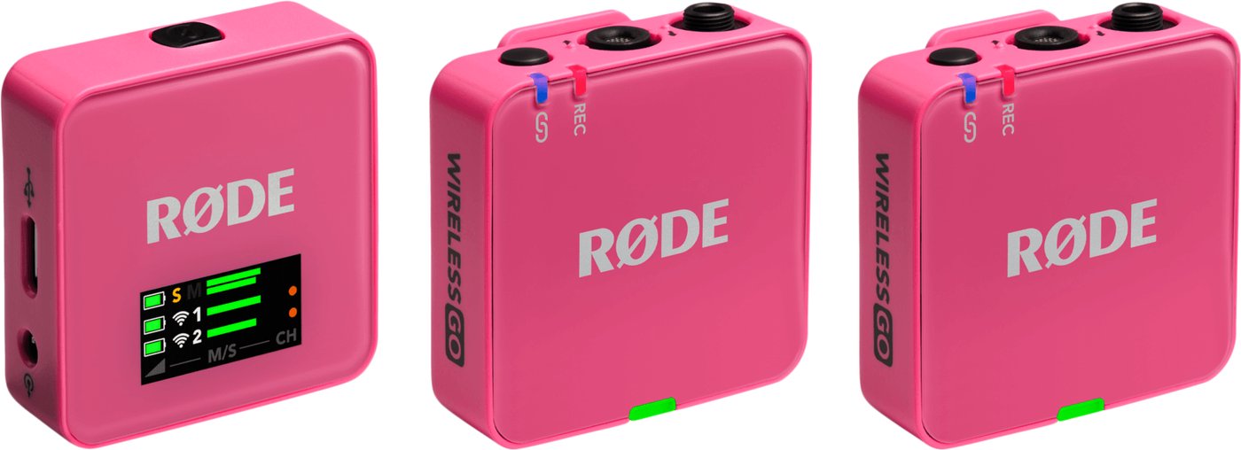 

Радиосистема RODE Wireless GO Gen 3 (розовый)