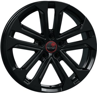 Литые диски Vector R244 18x7" 5x114.3мм DIA 60.1мм ET 45мм черный глянцевый
