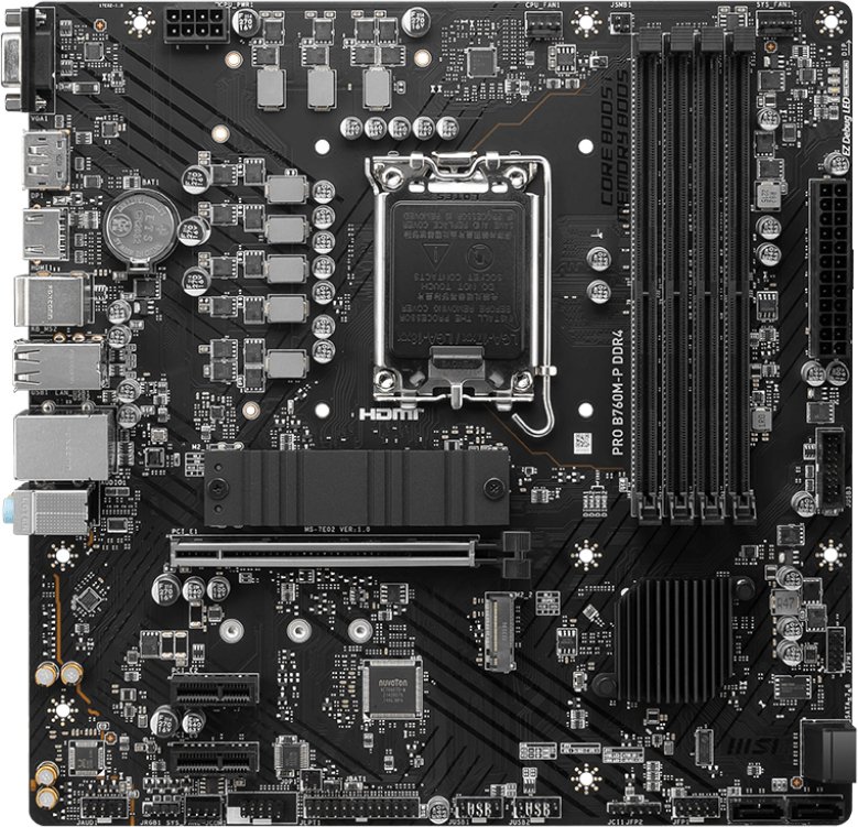 

Материнская плата MSI Pro B760M-P DDR4