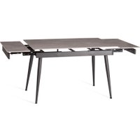 Кухонный стол TetChair Lord Grey 180x80x75 (светло-серый/черный)