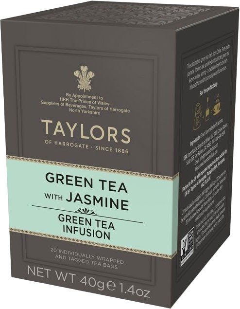 

Зеленый чай Taylors of Harrogate С цветками жасмина зеленый 20 шт