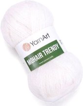 Mohair Trendy 101 100 г 220 м (белый)