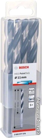 Набор сверл Bosch 2608577278 (5 предметов)