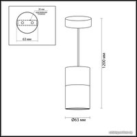 Подвесная люстра Odeon Light Duetta 3834/1