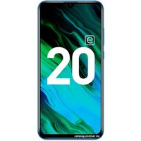 Телефон HONOR 20e HRY-LX1T 4GB/64GB (мерцающий синий)