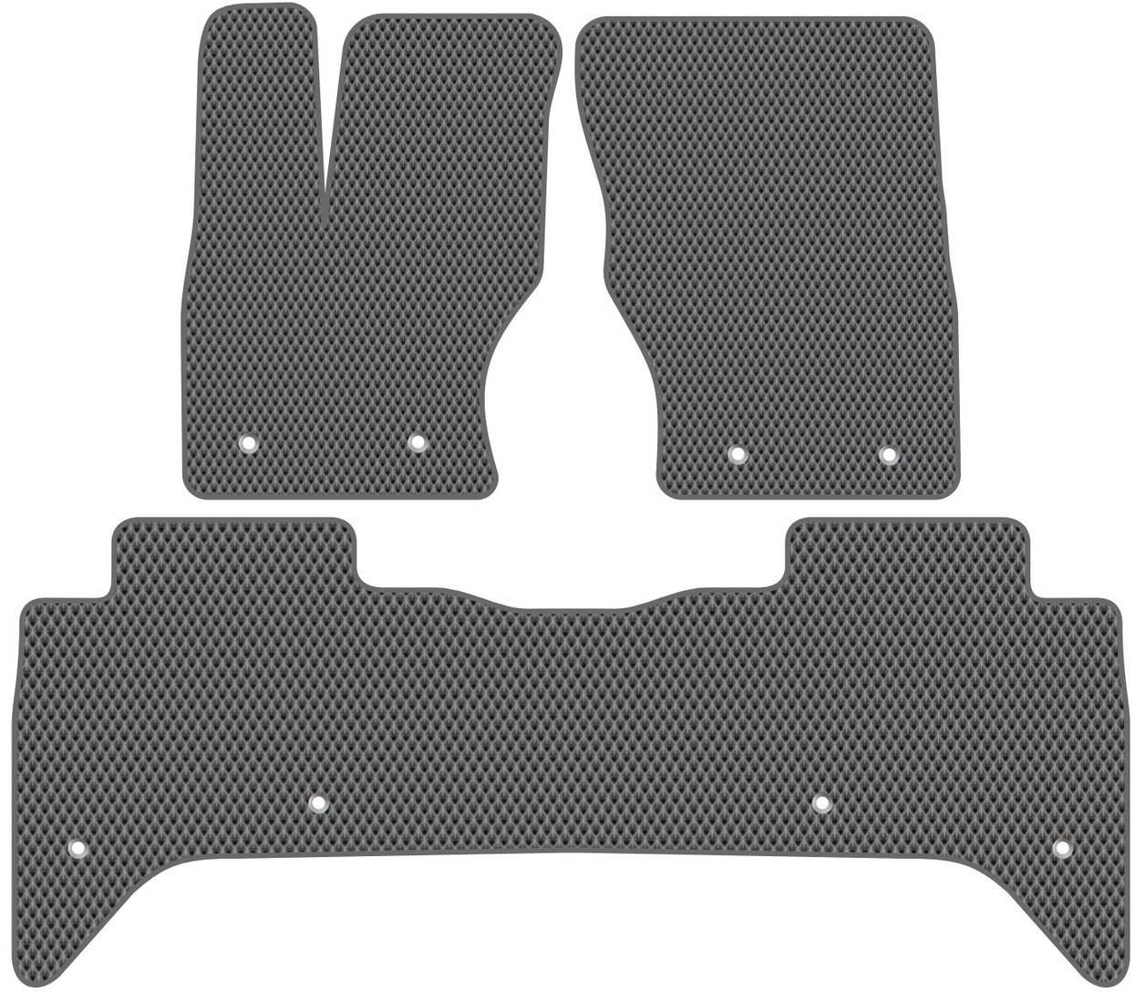 

Комплект ковриков для авто Alicosta Land Rover Range Rover IV (suv / L405) 2012 - 2017 (серый, ромб)