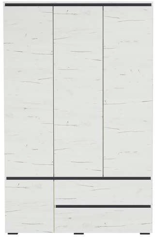 

Шкаф распашной Памир Гретта 4С2Я (крафт белый/антрацит)