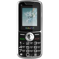 Кнопочный телефон Maxvi T8 (черный)