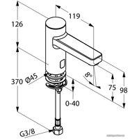 Смеситель Kludi Zenta 3820505