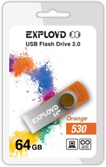 

USB Flash Exployd 530 64GB (оранжевый) [EX064GB530-O]