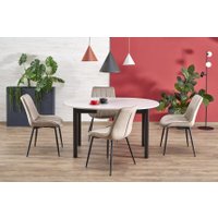 Кухонный стол Halmar Ringo 102-142/102/76 (кашемир/черный)