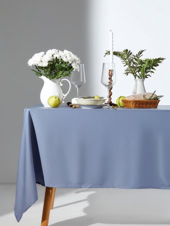 Скатерть Этель Agate 10782113 (серо-голубой)