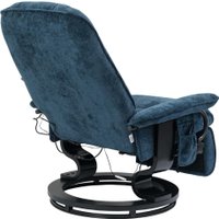 Массажное кресло Calviano 22 (синий плюш)