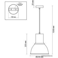 Подвесная люстра Odeon Light Laso 3327/1