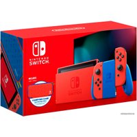 Игровая приставка Nintendo Switch 2019 Mario Red & Blue Edition