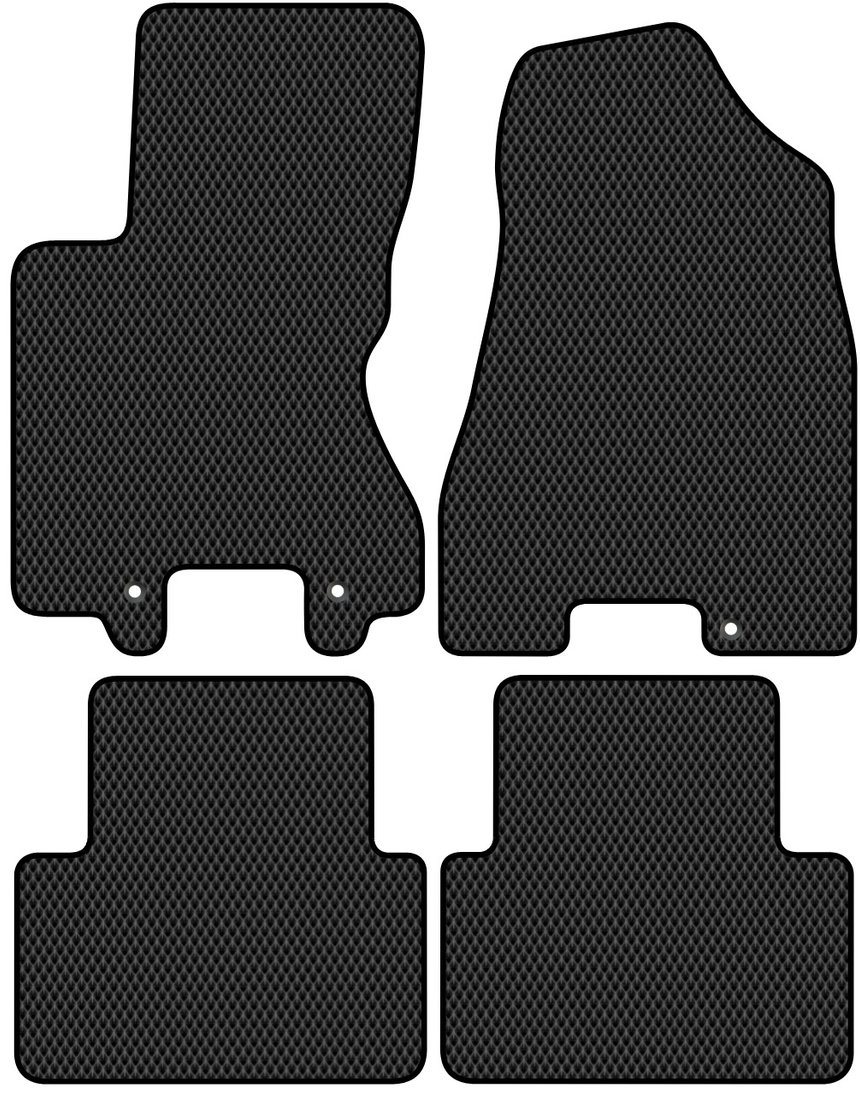 

Комплект ковриков для авто Alicosta Nissan X-Trail II (suv / T31) 2007 - 2015 (черный, ромб)