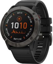 Garmin Fenix 6X Pro Solar (титановый серый DLC/черный)