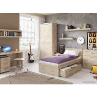 Стол Anrex Oskar 3SN 120x60 (дуб санремо/дуб бордо)