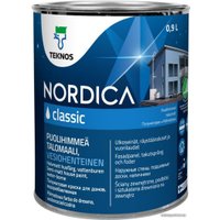 Краска Teknos Nordica Classic База 1 0.9 л (белый) в Мозыре