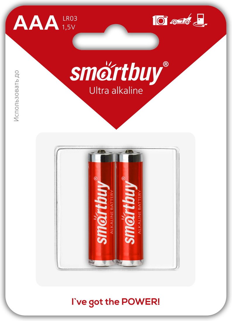 Батарейка SmartBuy SBBA-3A02B (2 шт)