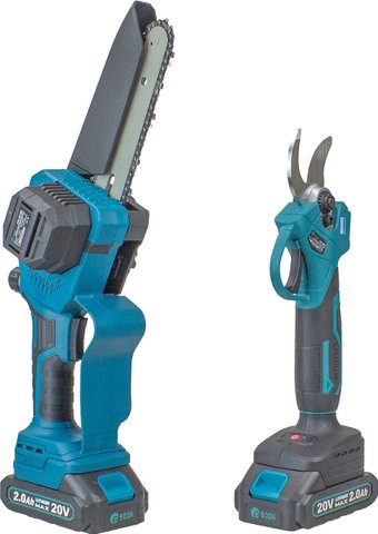 Edon ANS-20/6BL + APS-20BL (цепная пила, секатор, 2 АКБ, кейс)