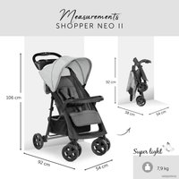 Коляска прогулочная «книга» Hauck Shopper Neo 2 (grey)
