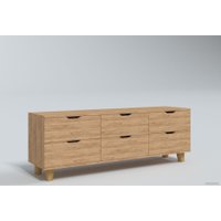 Комод Миркомодоф Майн 7 (дуб крафт золотистый)