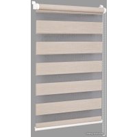 Шторы день-ночь Delfa СРШ 01МКД DN-4302 81x160 (шампань, рисунок натур)