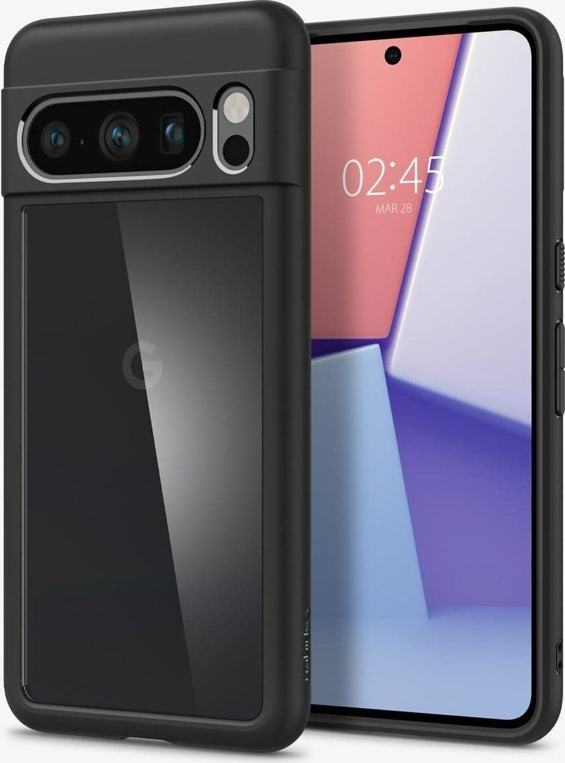 

Чехол для телефона Spigen Ultra Hybrid для Google Pixel 8 Pro ACS06317 (черный)