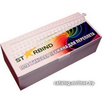 Пластиковая пружина для переплета Starbind A4 38 мм 50 шт (белый)