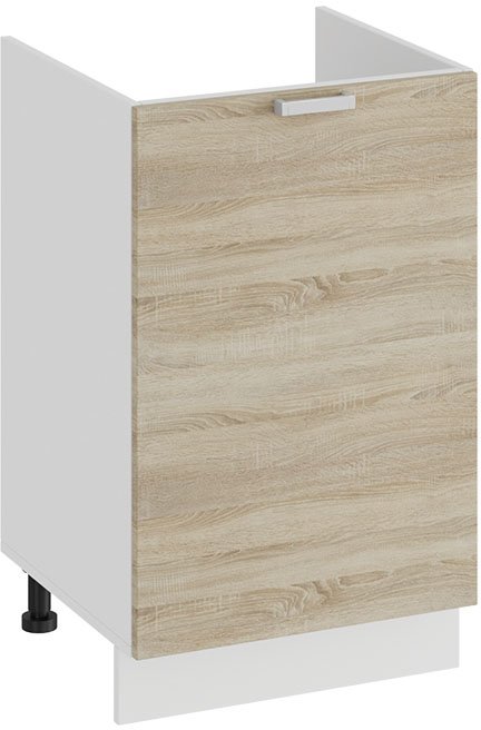 

Шкаф напольный Трия Гранита 1Н5М (белый/дуб сонома)