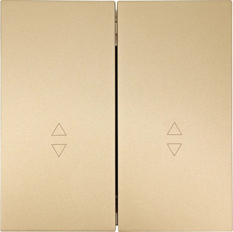 Выключатель проходной Lezard Zima 704-3688-106QC (золото)