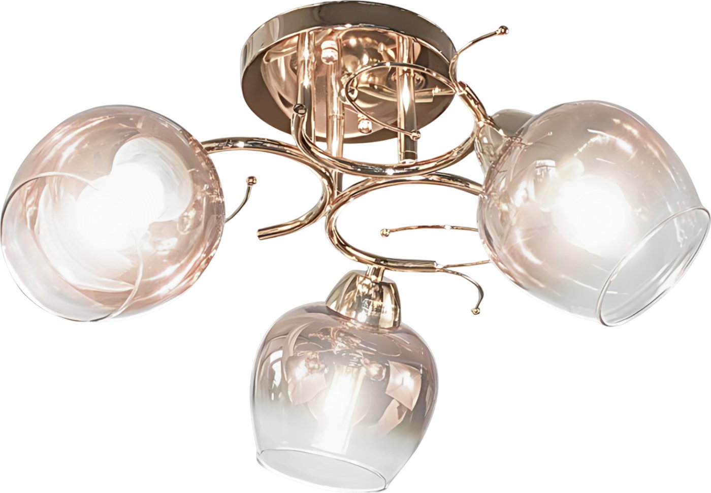 

Припотолочная люстра Aitin Pro НПБ 02-3x60-101 8406/3 (золото)