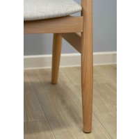 Стул с подлокотниками Sheffilton SHT-S204 (светлый бежевый/прозрачный лак) в Лиде