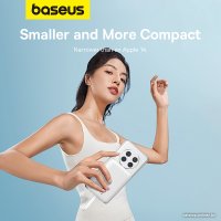 Внешний аккумулятор Baseus Magnetic Fast Charge Power Bank Type-C Edition 30W 10000mAh (белый)